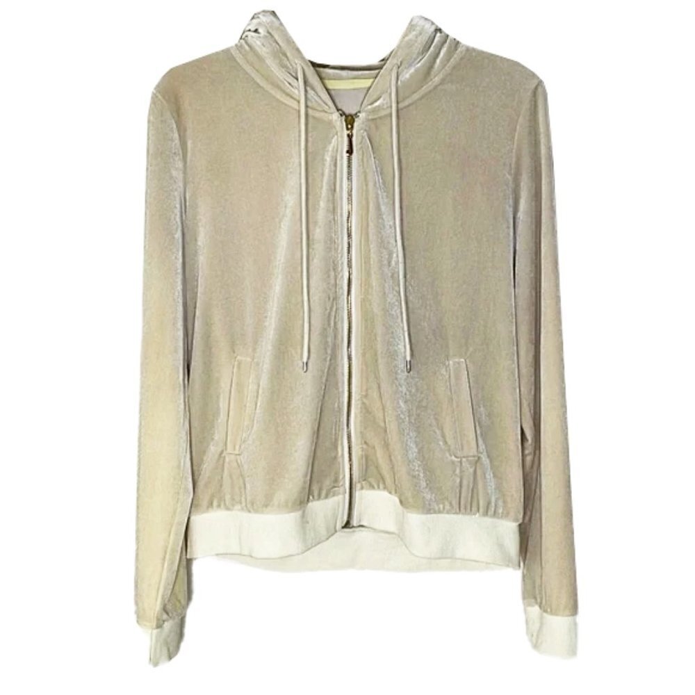 ❤️ FASHION studio velvet Hooded Zip up Size L